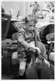 Leon playing the Cello 1959